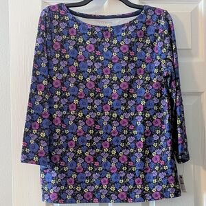 NWT Talbot's Floral Print Women's Top